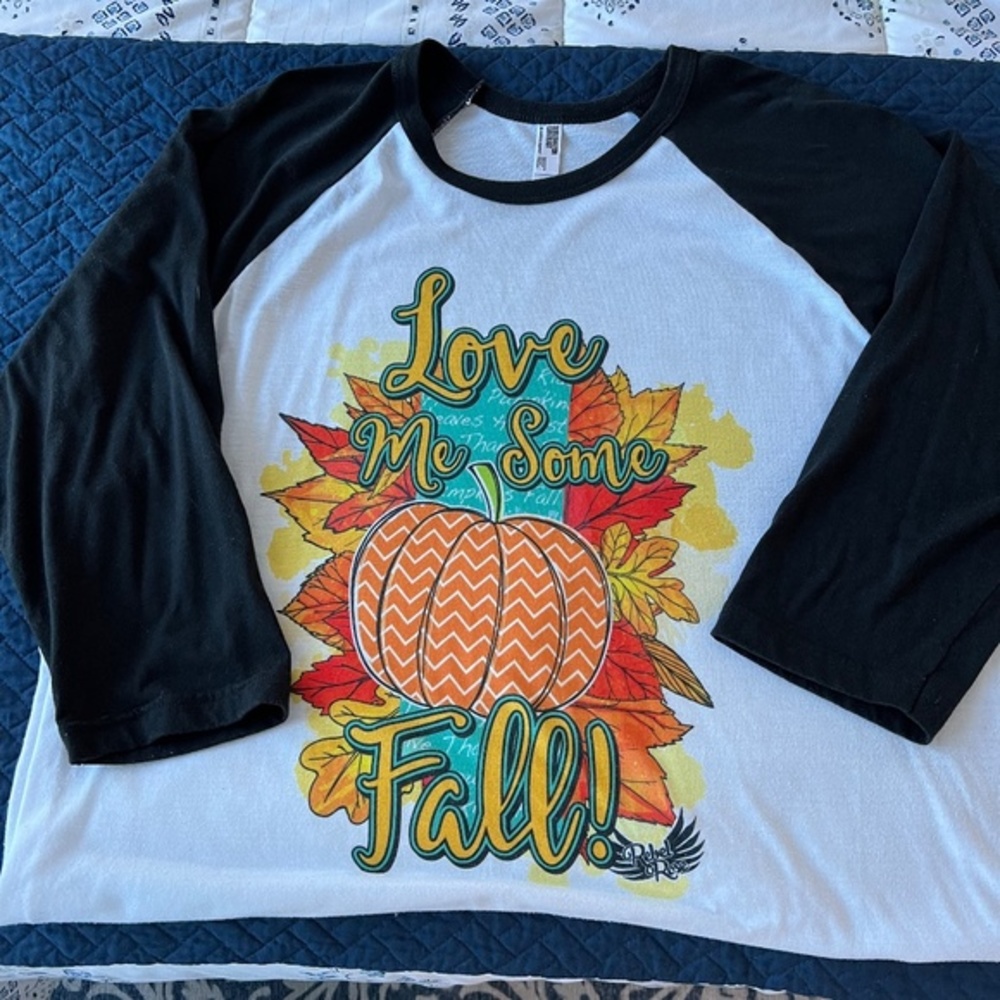 Love Me Some Fall Baseball Top Size‎ XL